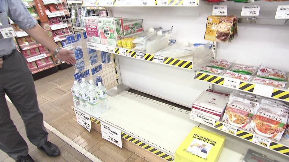 売り切れになる商品も