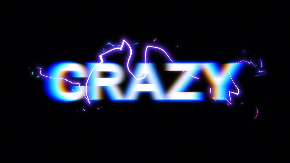 LE SSERAFIM「CRAZY」ロゴモーションより　（P）&（C） SOURCE MUSIC