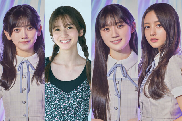 （左から）乃木坂46の池田瑛紗、菅原咲月、川﨑桜、井上和