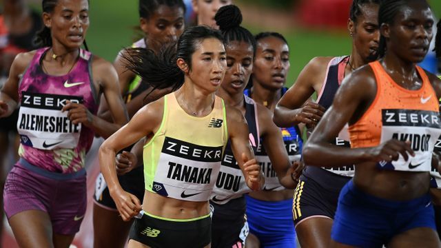 常に積極的な姿勢でレースに挑む田中希実選手(写真:アフロ)