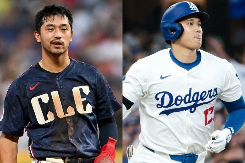 大谷（右）の熱烈な誘いを受け、日本代表入りに前向きだったというクワン（左）。(C)Getty Images