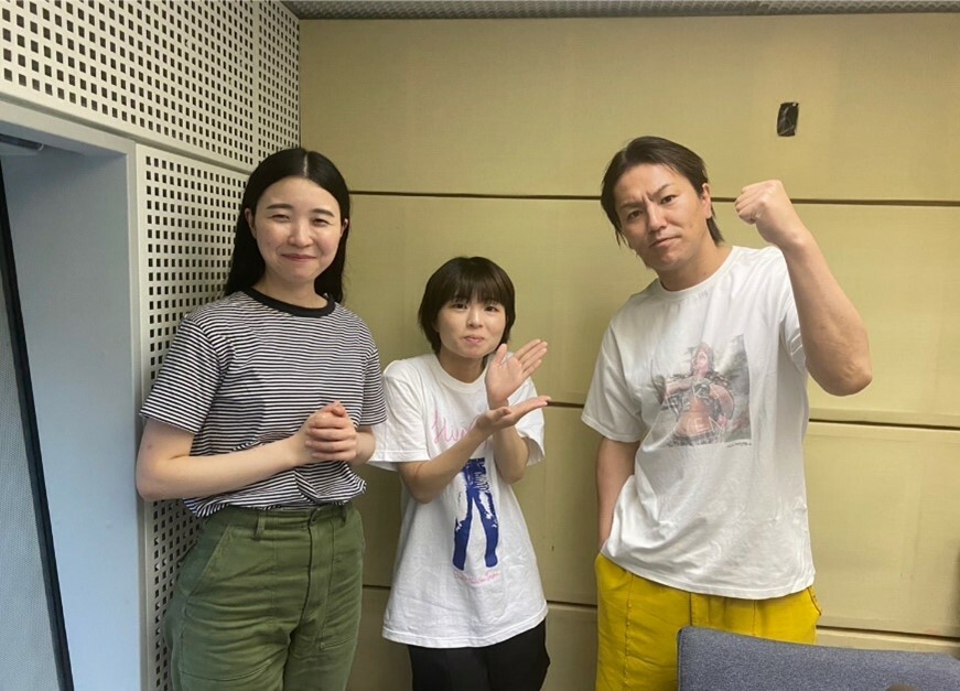 （左から）斉藤アー、高田ぽる子、狩野英孝