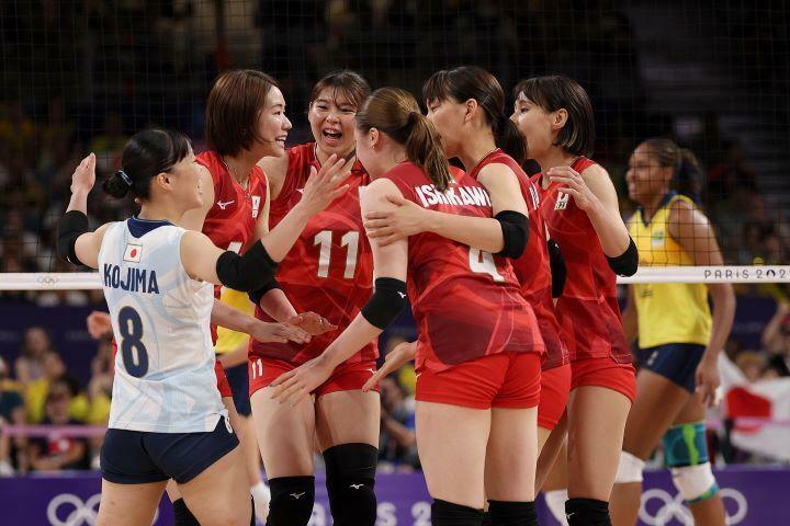 バレー女子日本代表はパリ五輪は予選リーグで敗退となった(C)Getty Images