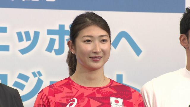 イベントに登場した池江璃花子選手