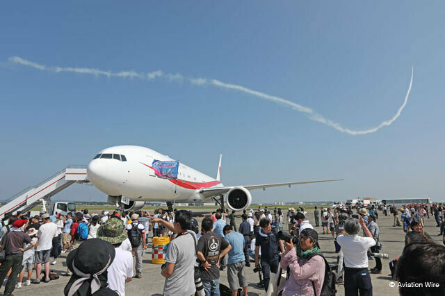 今年は9月15日に開催される千歳航空祭＝19年8月 PHOTO: Stringer/Aviation Wire