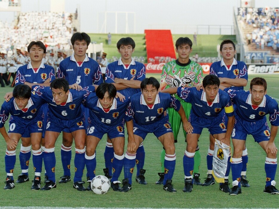 27年前の1997年、酷暑のなかでのＷ杯予選を戦ったサッカー日本代表　photo by Getty Images