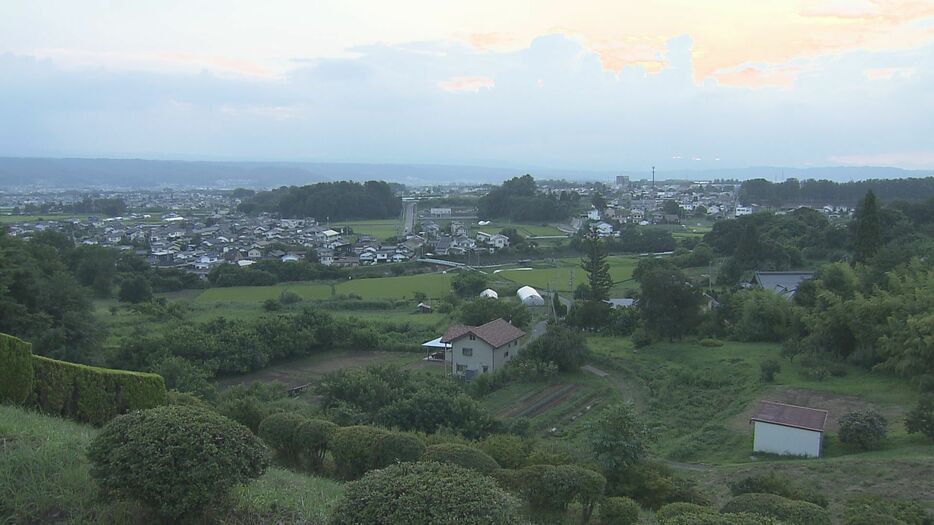 現在の飛行場予定地の様子（佐久市）