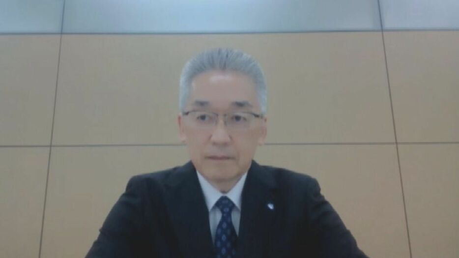 小林製薬・山根聡社長（オンライン会見時の様子）