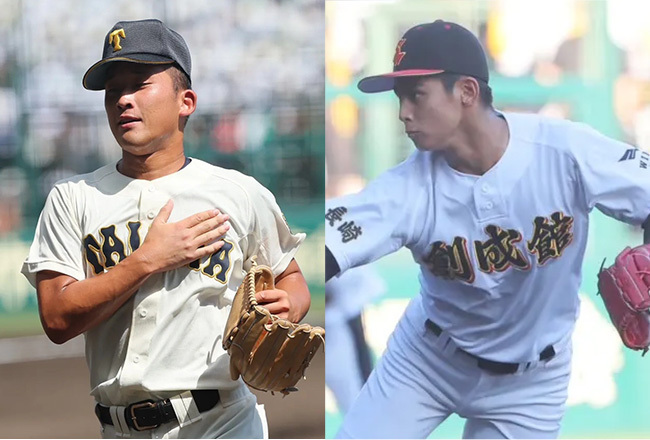 馬庭 優太（大社）、村田 昊徽（創成館）