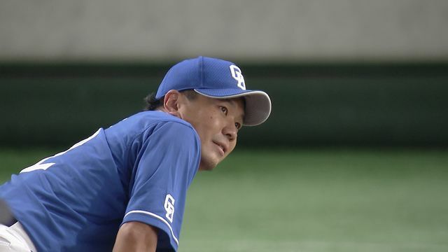 悔しい表情でHRの打球を見る大野雄大投手(画像:日テレジータス)