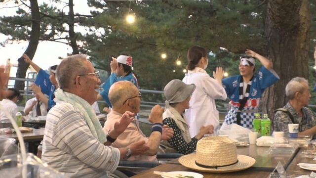 大島青松園の夏祭り