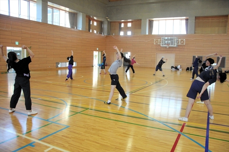 南相馬市で合宿を行った武術太極拳の選手