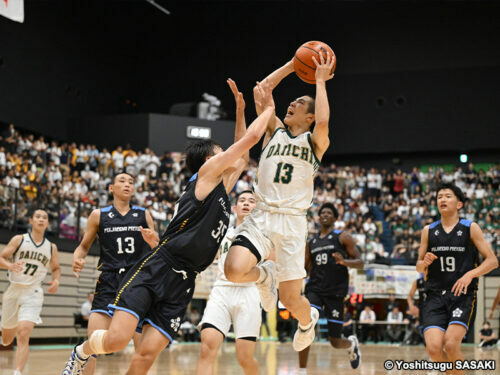 準々決勝は約15分プレーした福岡第一の山口銀之丞［写真］＝佐々木啓次