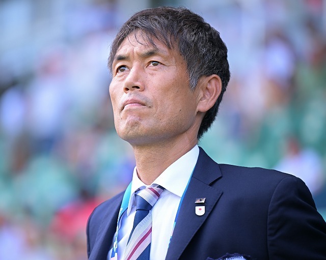 なでしこジャパンで任期を終えた池田監督。写真：金子拓弥（サッカーダイジェスト写真部）