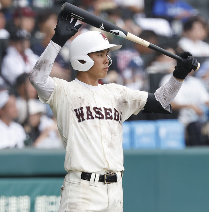 早実・宇野がけん引する3年生は12人。上級生が良い空気を作り出している[写真=田中慎一郎]