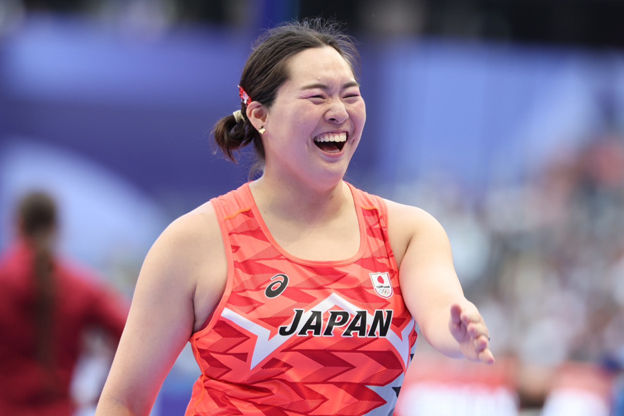 パリ五輪女子やり投決勝に挑む北口榛花（JAL）