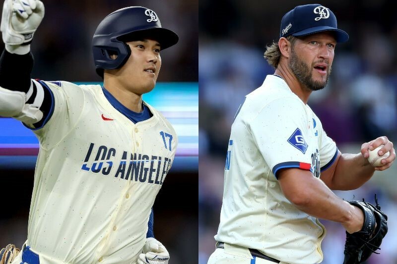 2夜連続の本塁打を放った大谷をカーショウが絶賛した。(C)Getty Images