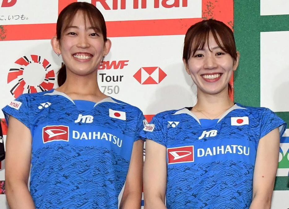 　志田千陽（右）と松山奈未