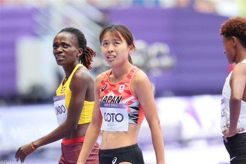 パリ五輪女子1500m敗者復活戦に出場した後藤夢