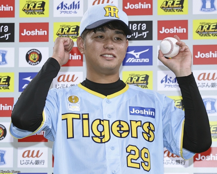 阪神・高橋遥人 (C)Kyodo News