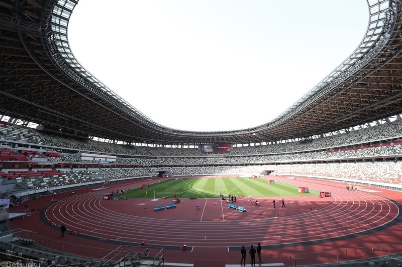 東京世界選手権の会場となる国立競技場