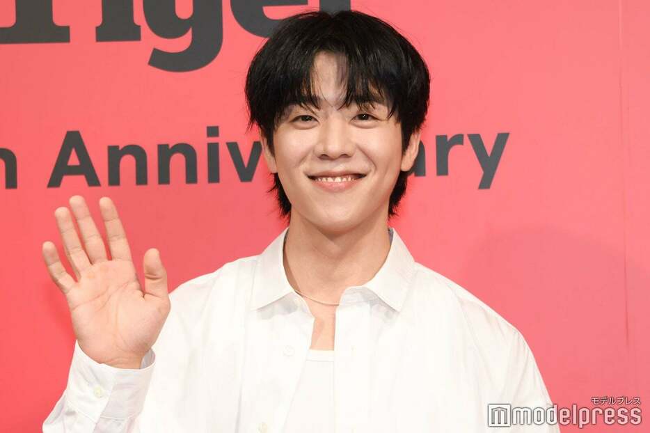 「Onitsuka Tiger 75th Anniversary Event in Tokyo」に来場したチェ・ジョンヒョプ