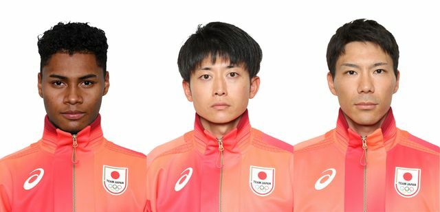 左から中島佑気ジョセフ選手、佐藤拳太郎選手、佐藤風雅選手(写真：アフロスポーツ/JOC)