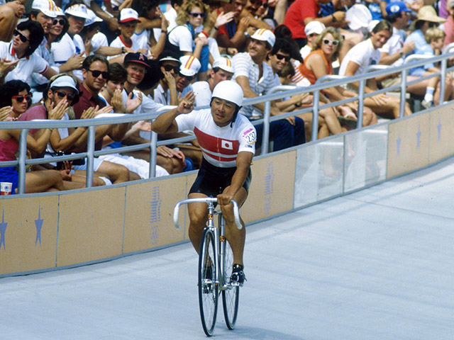 1984ロサンゼルス五輪で日本人初となるメダル獲得を果たした坂本勉氏(写真:L'EQUIPE/アフロ)