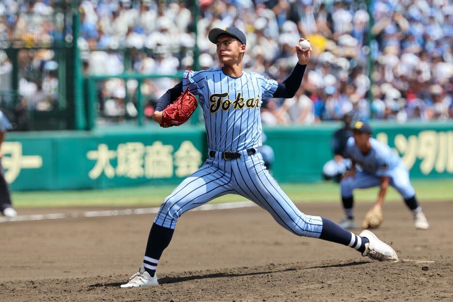 圧巻の投球を見せた東海大相模・藤田 琉生投手