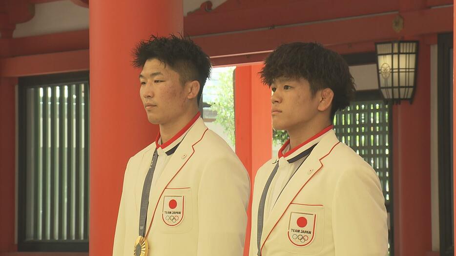 日下選手と清岡選手