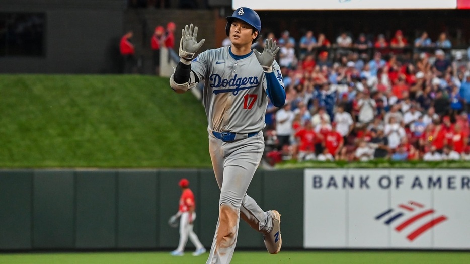 5回表に38号ソロを放ったドジャースの大谷翔平（MLB Advanced Media）