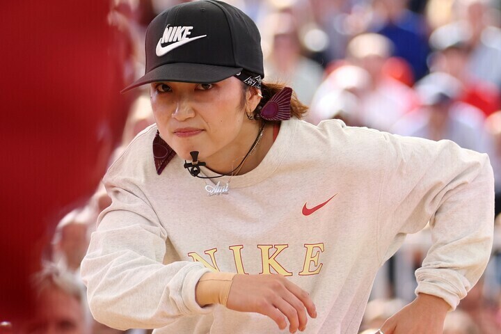 初採用されたブレイキン（ブレイクダンス）の日本代表・湯浅亜実（AMI）。(C) Getty Images