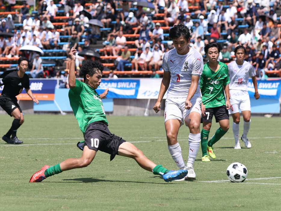 昌平高MF山口豪太(2年=FC LAVIDA出身)(Manabu TAKAHASHI)