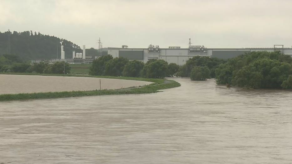 会場のある秋田・由利本荘市は記録的大雨（7月25日）