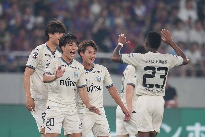 ３連勝を飾った川崎。ようやく好循環が生まれつつある。（C）SOCCER DIGEST