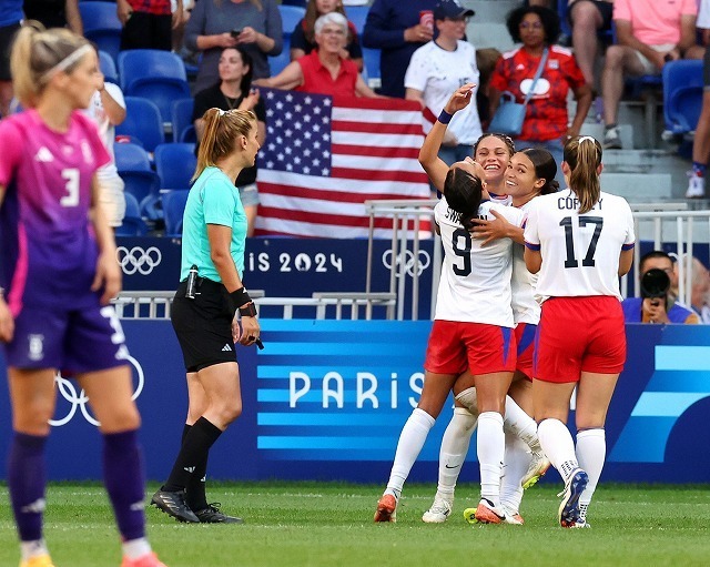 アメリカがドイツに１－０勝利で決勝に進出。（C）Getty Images