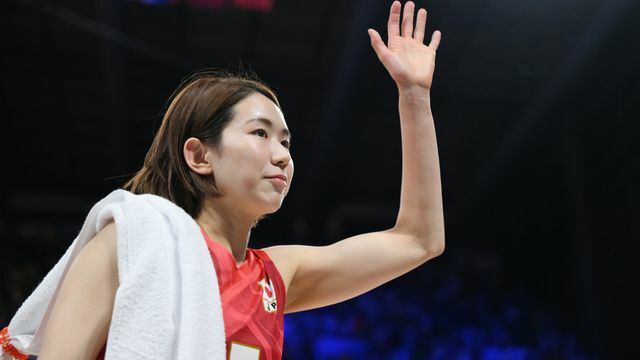 パリ五輪の戦いを終えたバレーボール女子日本代表古の賀紗理那選手(写真：松尾/アフロスポーツ)