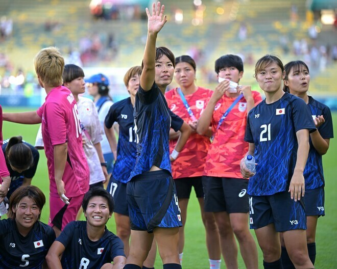 日本は４強入りを懸け、難敵アメリカと戦う。写真：金子拓弥 (サッカーダイジェスト写真部／JMPA代表撮影)