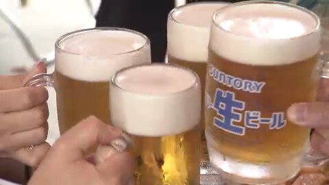 ビール消費量は約34万リットル