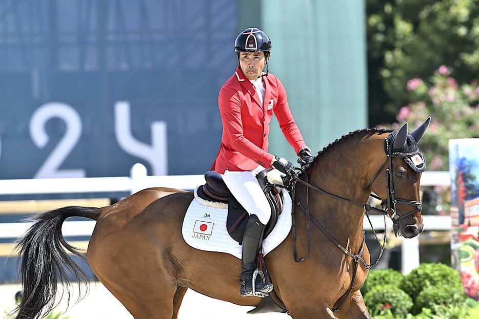 初老ジャパンの「長老」大岩義明と愛馬グラフトンストリート（写真＝エンリコ/アフロスポーツ）