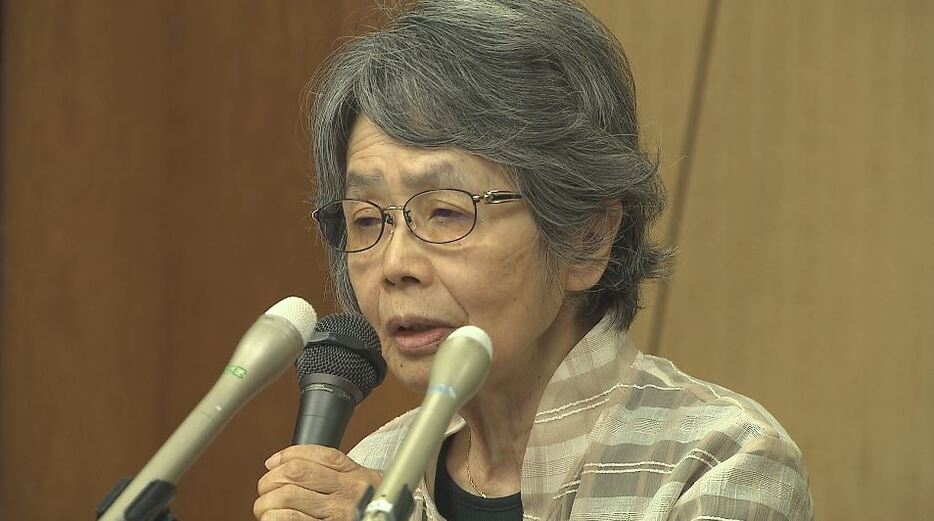 爆心地から2kmの自宅で被爆した今井和子さん