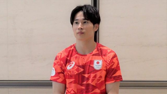 選手村での秘話を語る萱選手