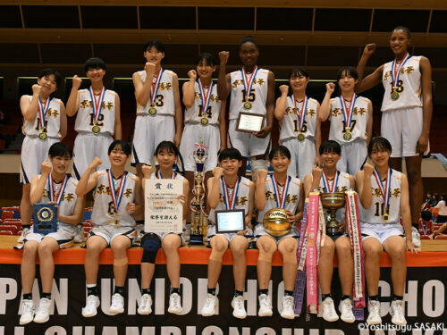 大会連覇を目指す京都精華学園中学校 [写真]＝吉田孝光（写真は前回大会）