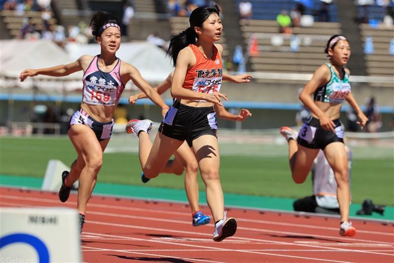 24年インターハイ女子200mを制した秋澤理沙