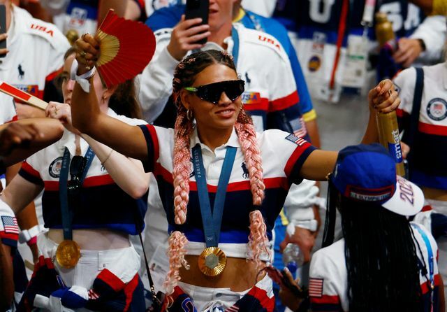 アメリカ女子サッカー代表のトリニティー・ロッドマン選手(写真：ロイター/アフロ)