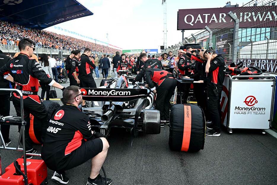 2024年F1第15戦オランダGP　ニコ・ヒュルケンベルグ（ハース）のマシン