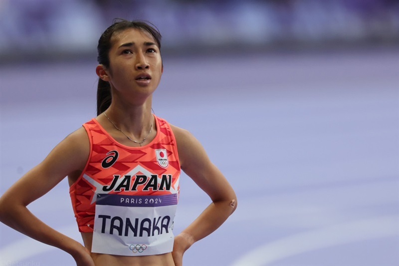 パリ五輪での全レースを終えた田中希実