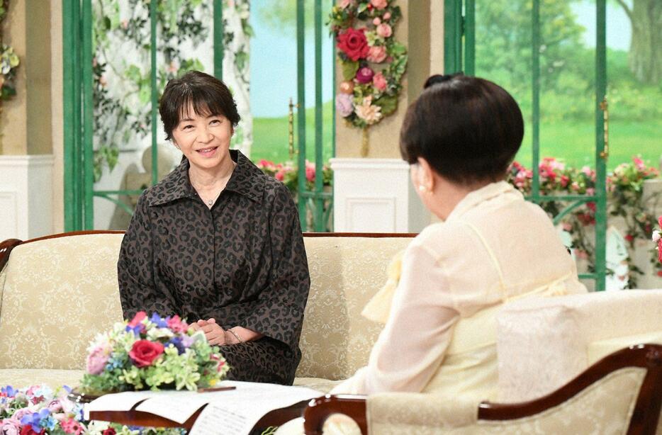 8月16日に放送される「徹子の部屋」に出演する田中美佐子さん＝テレビ朝日提供