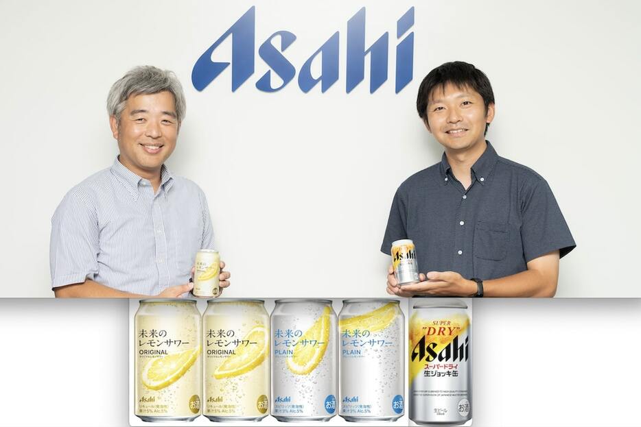 アサヒビール マーケティング本部開発プロジェクト部担当課長 大學康宏氏、田村佑貴氏