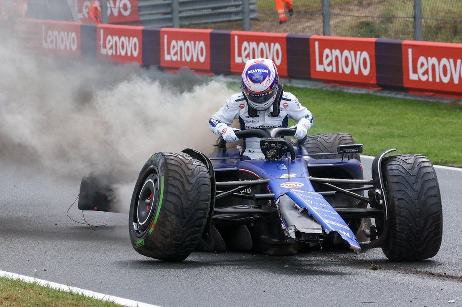 オランダGPでクラッシュしたサージェントは厳しい立場に置かれている(C)Getty Images